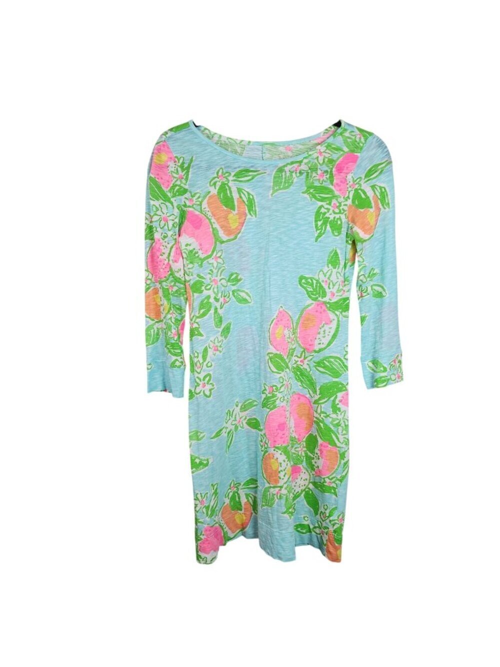 Lilly Pulitzer Marlowe Boatneck T-Shirt Dress XS Pink Lemonade